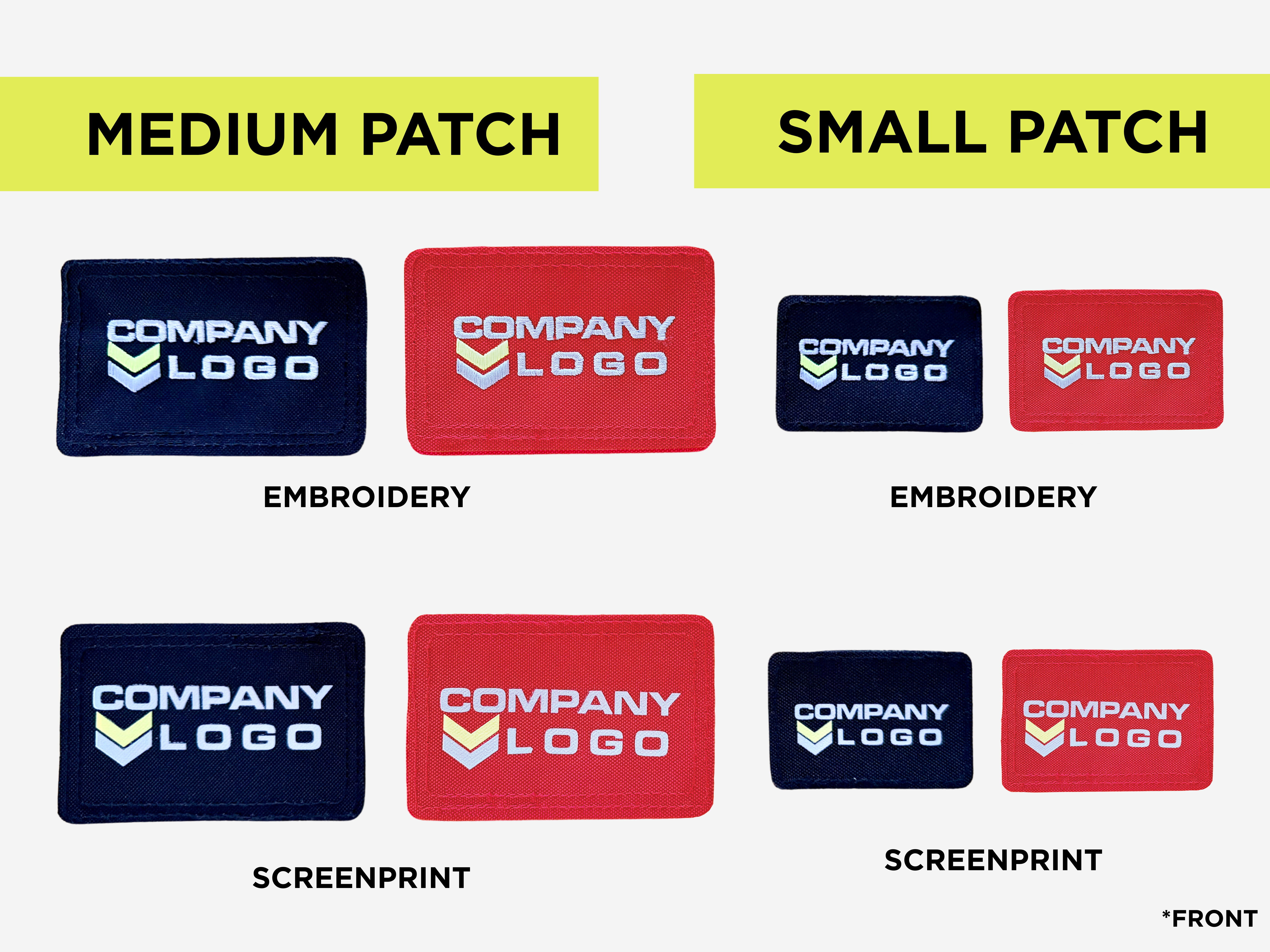 BLANK PATCH QTY 10